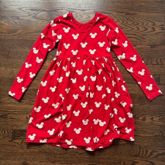 Hanna Andersson Disney Mickey Mouse Red Super Soft Skater Dress | 10 (140) - Picture 9 of 9